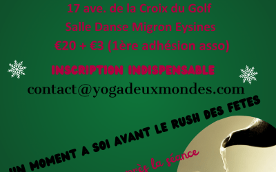 YOGA sessions/ateliers –  SIX’ARTS Eysines Bordeaux